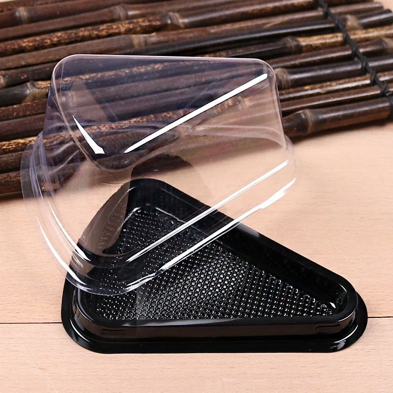 Mini Clear Plastic Triangle Cake Box