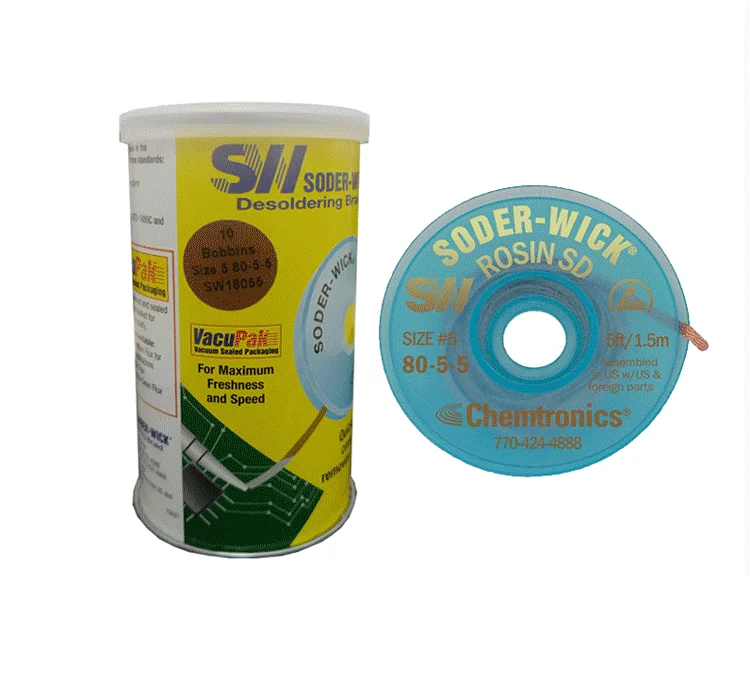 Sw18055 Desoldering Wire/esd Safe Compliant Solder Wick/desoldering