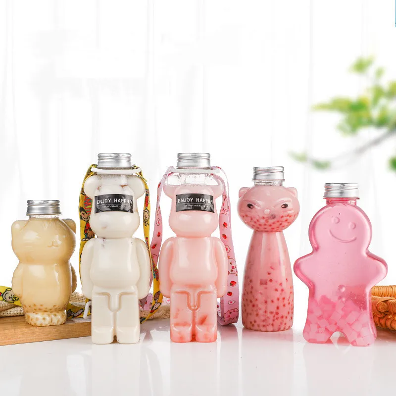 500ml/16oz teddy gummy bear bubble boba