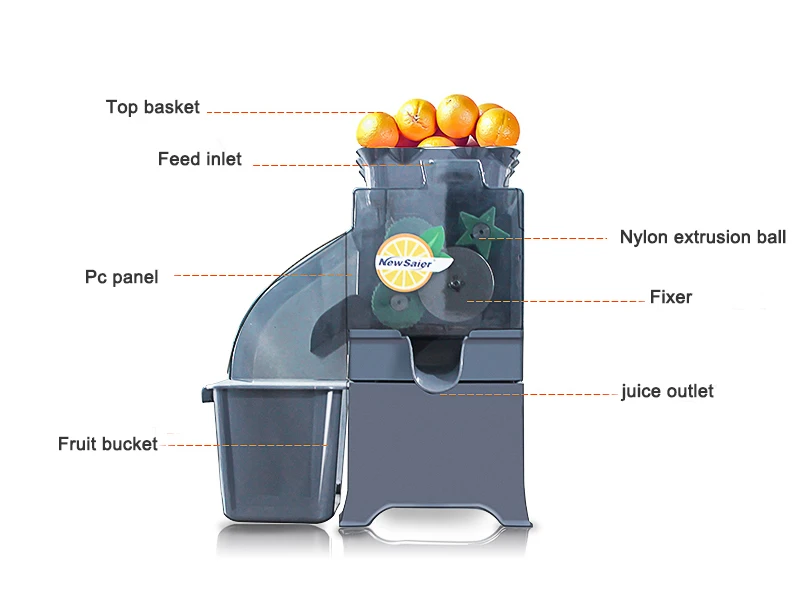 Commercial Automatic Calamansi Citrus Squeezer  Lemon Squeezer Machine