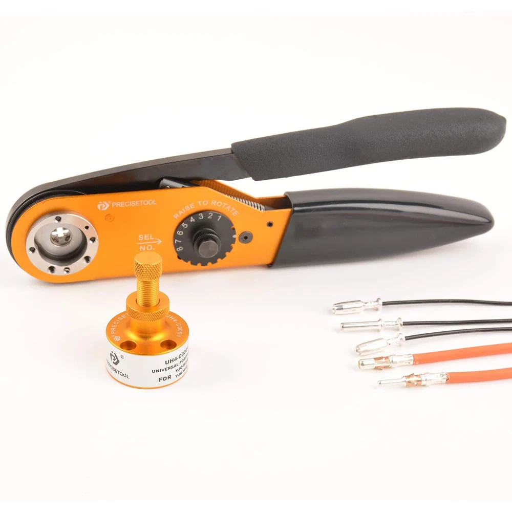 Jrready St2031 Tool Kit Yjq-M300 Aircraft Wire Cable Crimper 6-14Awg  Uf4-C001 Adjustable Positioner - Buy Jrready Suitable For Crimping Of Round  Contacts Of Mil Standard/Harting/Wain/Te Connectors That Within Crimp  Range,St2031 Crimp Tool