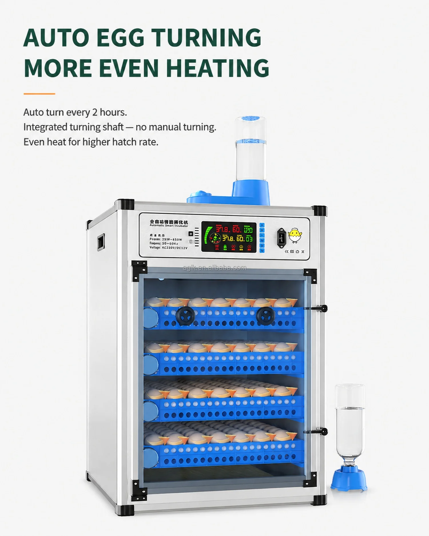 Goose & Ostrich Egg Incubator 70–420
