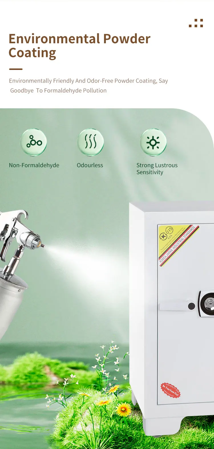 CEQSAFE Security Smart Metal Safe Box for Money Digital Hotel Home Electronic Double Lock Safety Box supplier