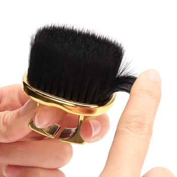 Vintage Men's Soft Hair Brush Ring Brush for Salon Beauty Use Beard & Mustache Combs