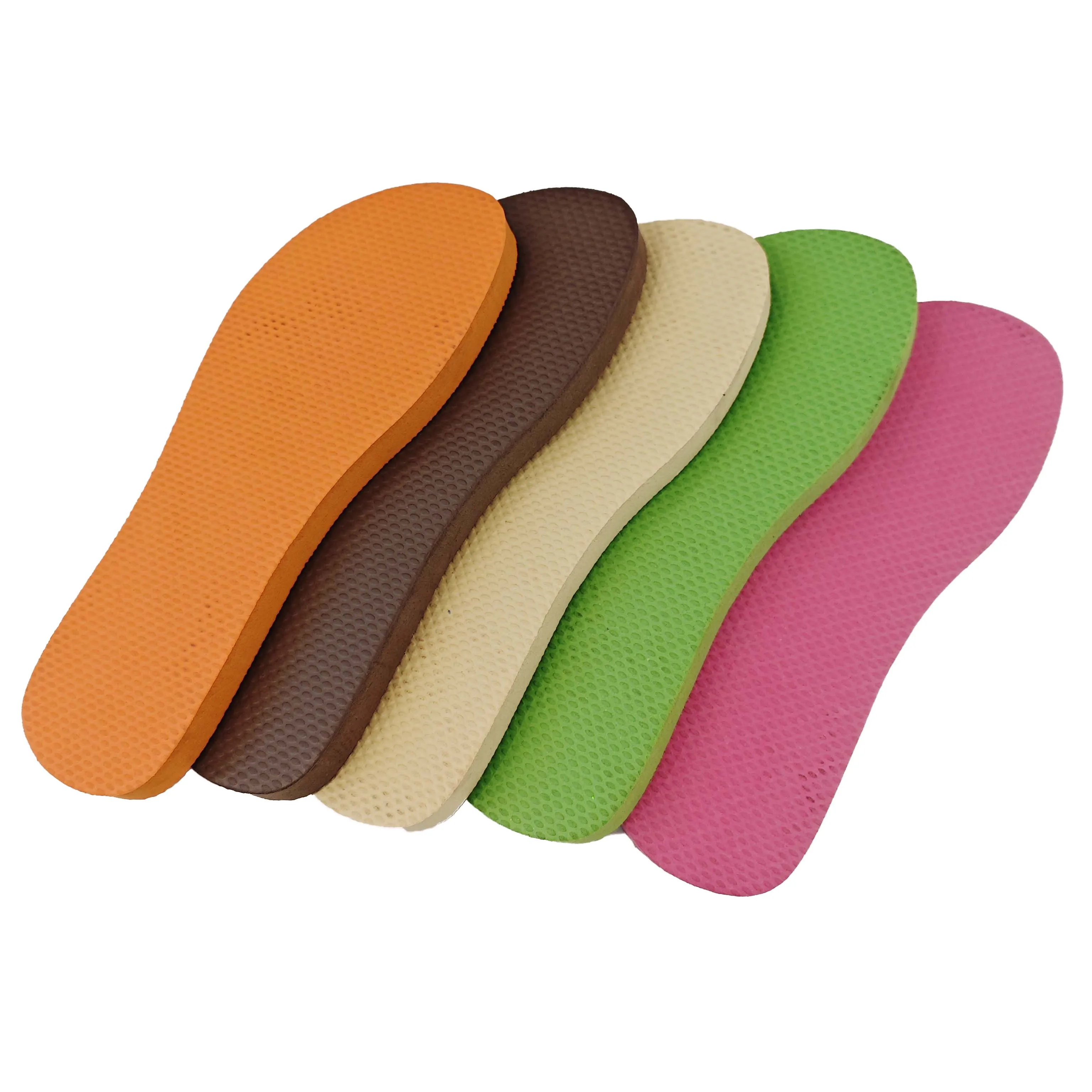 Custom Colors Customizable Thong Sandal Soles - Multicolor Lightweight EVA Bases (OEM/ODM Supported)