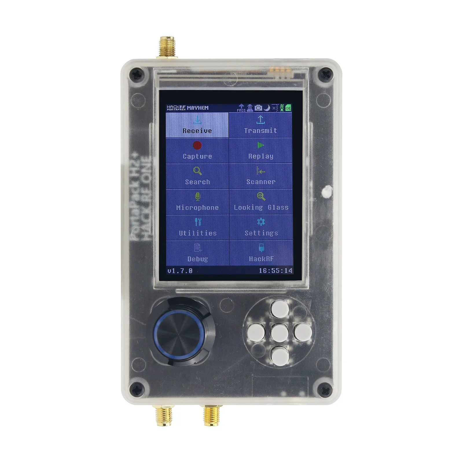 HackRF One R9 V2.0.0 with Upgraded PortaPack H2, 3.2