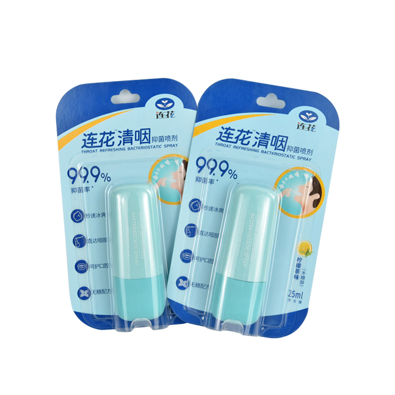 Yiling Lianhua Qingyan горла чистый оральный спрей дыхание без сахара успокаивает язвы на рот кашель