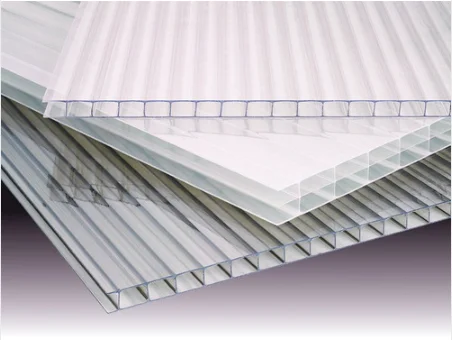 Poly carbonate roofing clear plastic craft twin wall polycarbonate hollow sheet