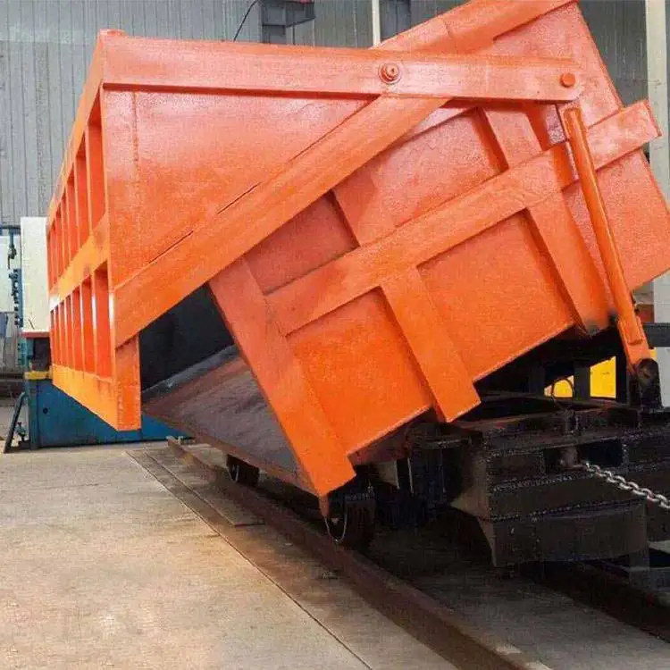 Supply Mining One-sided Curved Rail Dump Tramcar Bottom - Buy Easy To ...