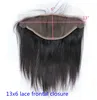 Frontal de encaje recto 13x6
