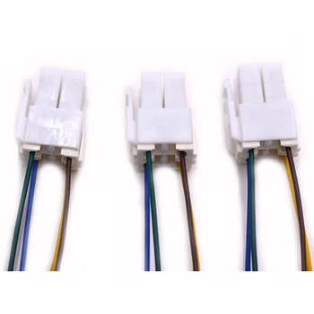 Custom High Quality Cable Assembly 4-Pole Male Plug Connector Receptacle Crimping Type PVC/Nylon/PTFE Wire Harness