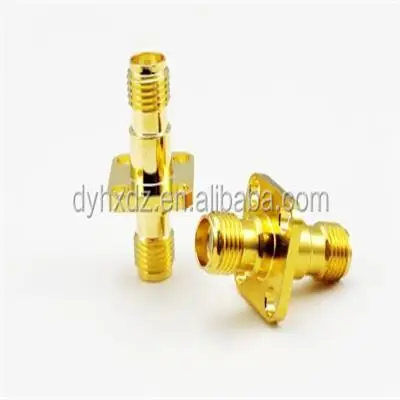 SMA Female to SMA Female Panel Flang Adapter Connector