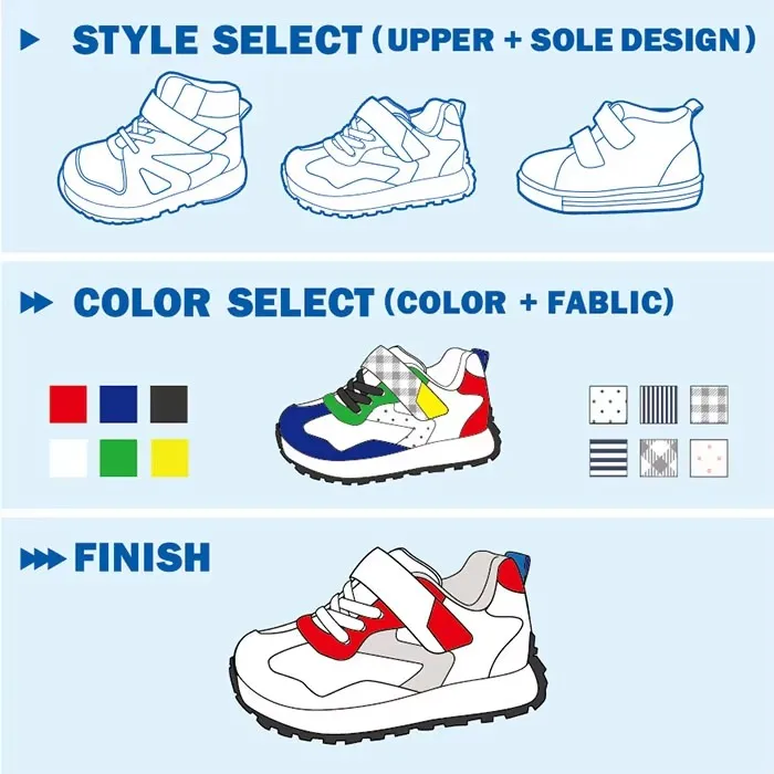 Japanese Original Designer Custom Import Branded Unisex Kids Shoes Wholesale Casual Shoes