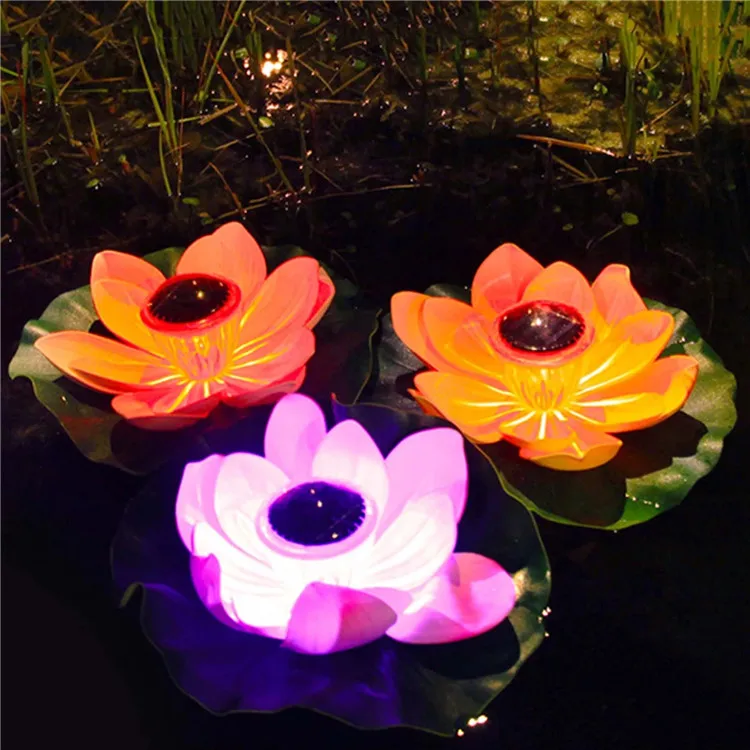 Lanterne Flottante LED En Lotus – Décoration Piscine, étang, Mariage – 5 Couleurs | Sans Flamme, Sécurité Famille - 3