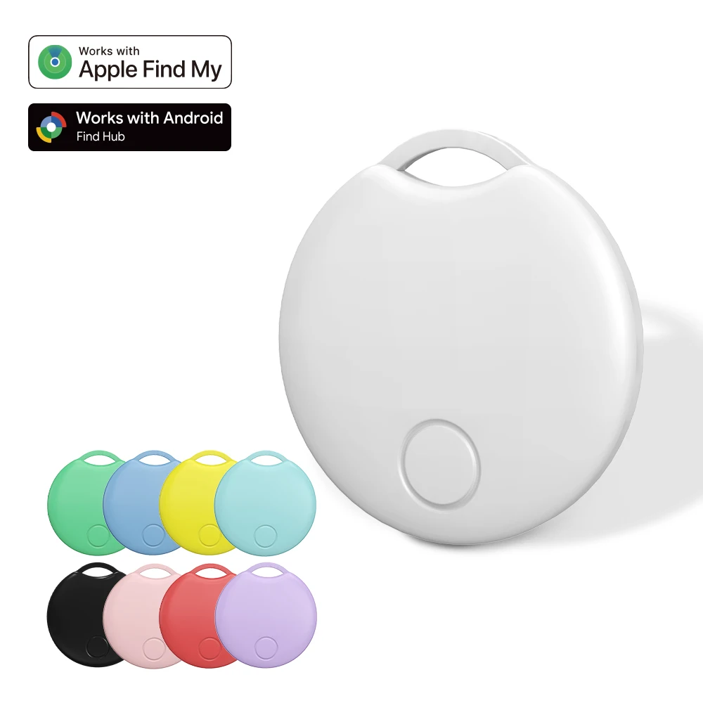 RSH Dual System Smart Air Tag MFi Google Certified Mini Locator Item Key Finder GPS Tracker Compatible with Apple and Android