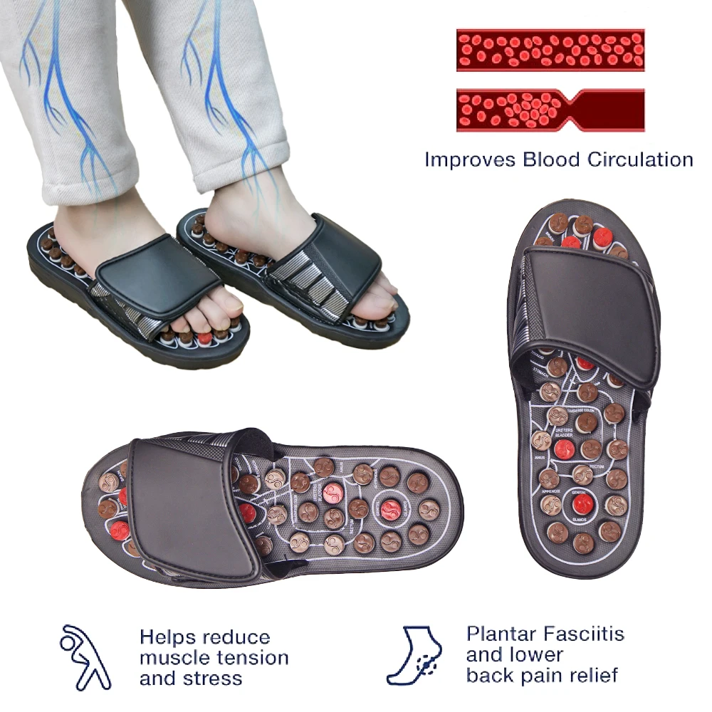 Acupoint Stimulation Massage Slippers - Reflexology Sandals