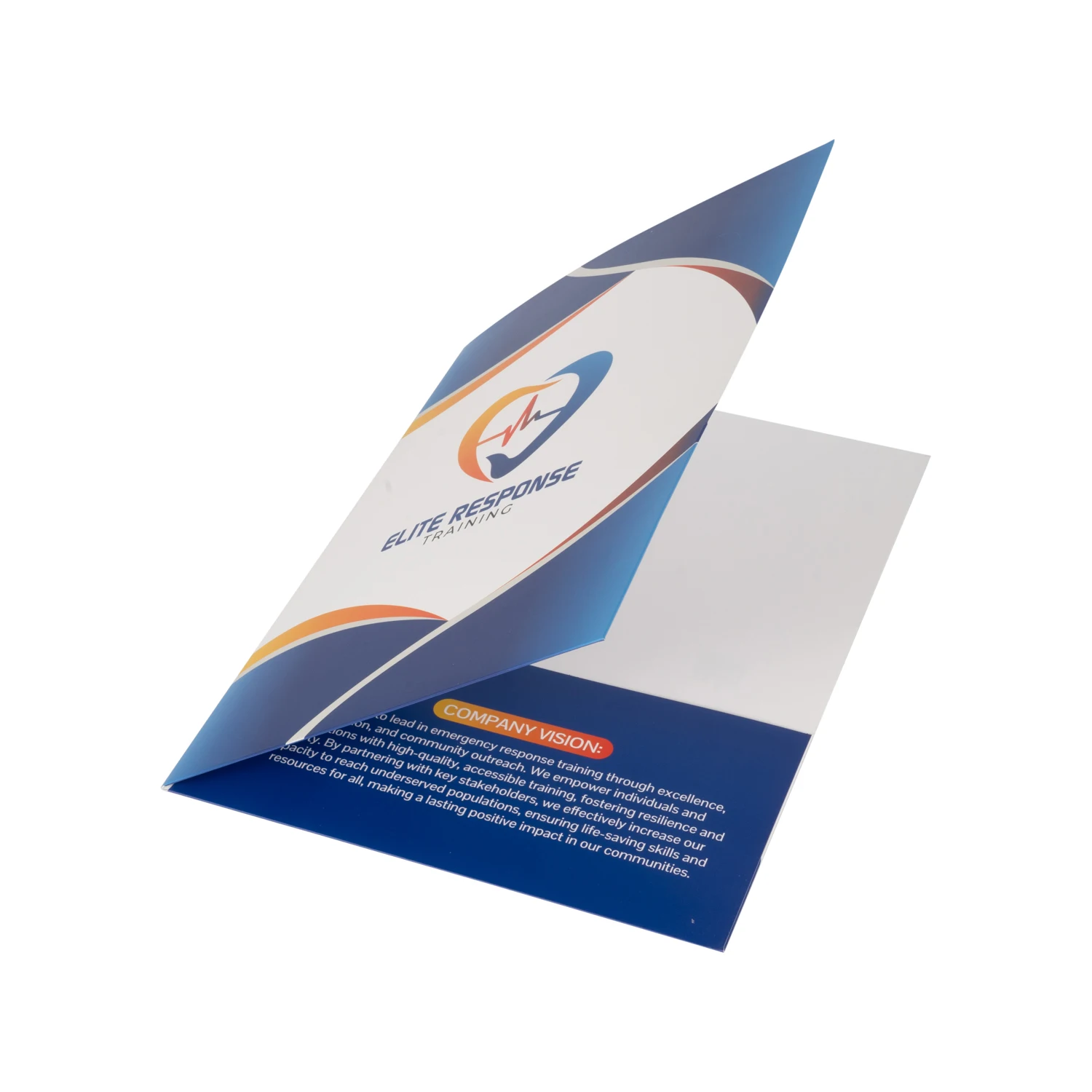 Custom Brand Logo Luxury A4 Paper Document File Pockets