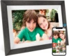 Dark brown wood frame picture color