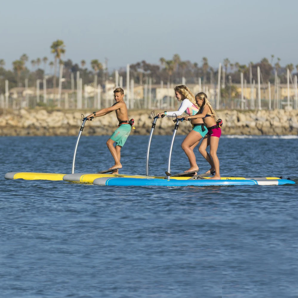 Single Person Inflatable Floating Water Bike Pedal Water Bike on Water Pedal Boat