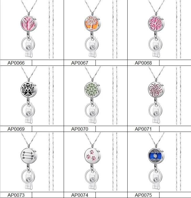 Новинка 2019, медальон из нержавеющей стали с эмалью и диффузором, ожерелье, значок, держатель, шнурки для женщин