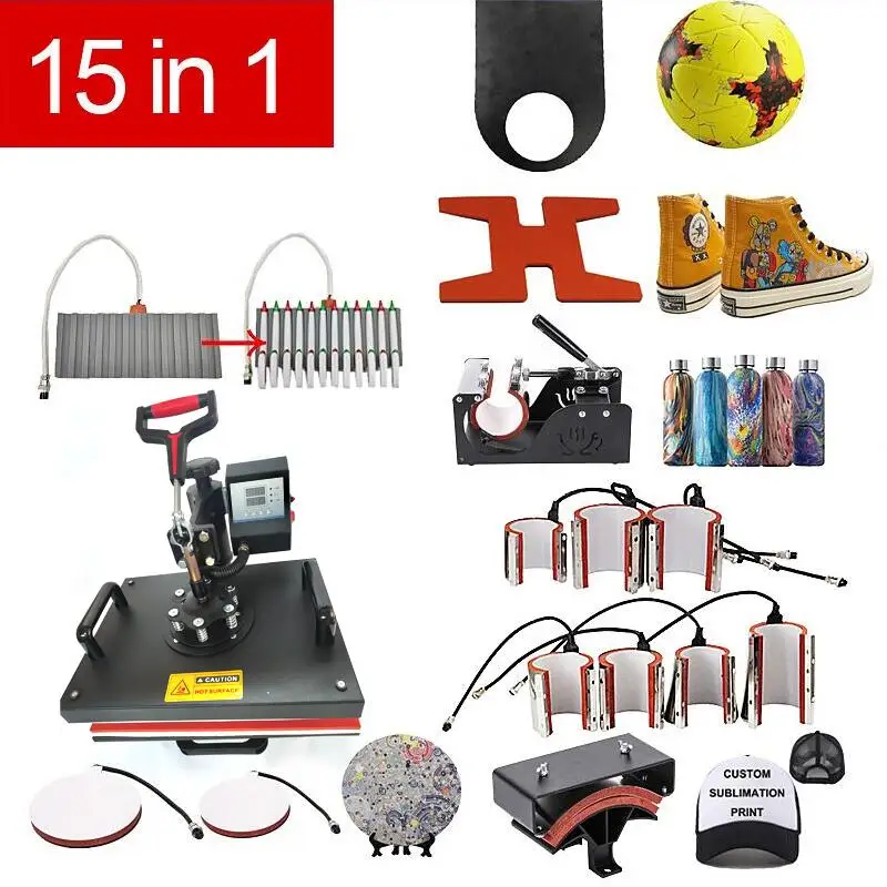 15 In 1 Combo Multifunctional Sublimation Heat Press Machine