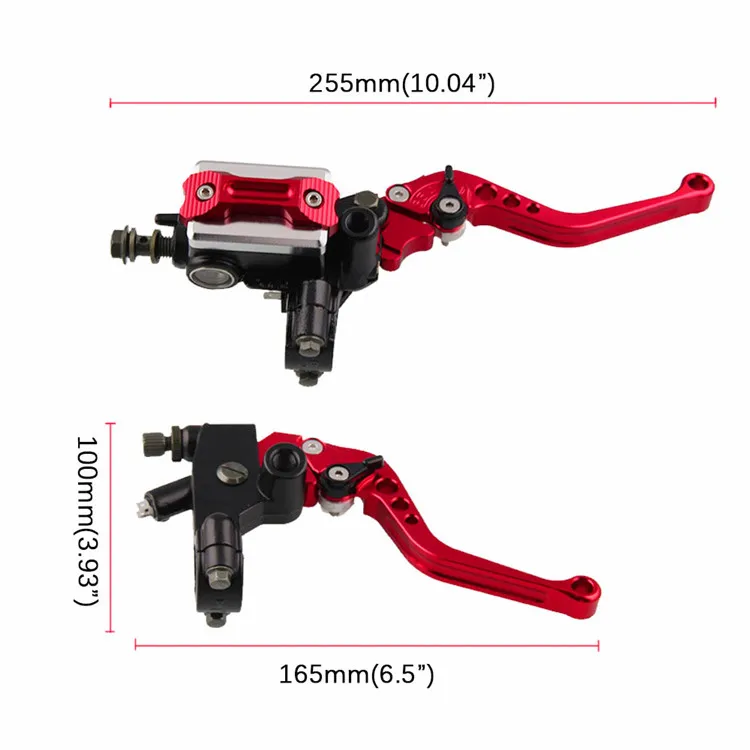 Motorcycle  Modification Spare Parts CNC Upper Pump 22MM Clutch Assembly Hydraulic Disc Brake Pump Mirror Seat Handbrake