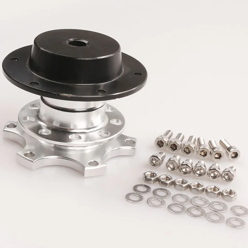 Car Accessories Qulck Release Splined Aluminum Steering Wheel Hub