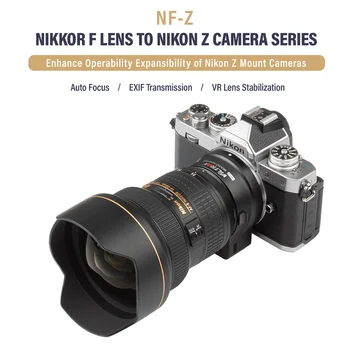 VILTROX NF-Z Adapter for Nikon Z Camera Mount Adapter Auto Focus Full Frame Lens Adapter Untuk Nikon Z6II Z7 Z50 Z30 Z9 ZFC detail image