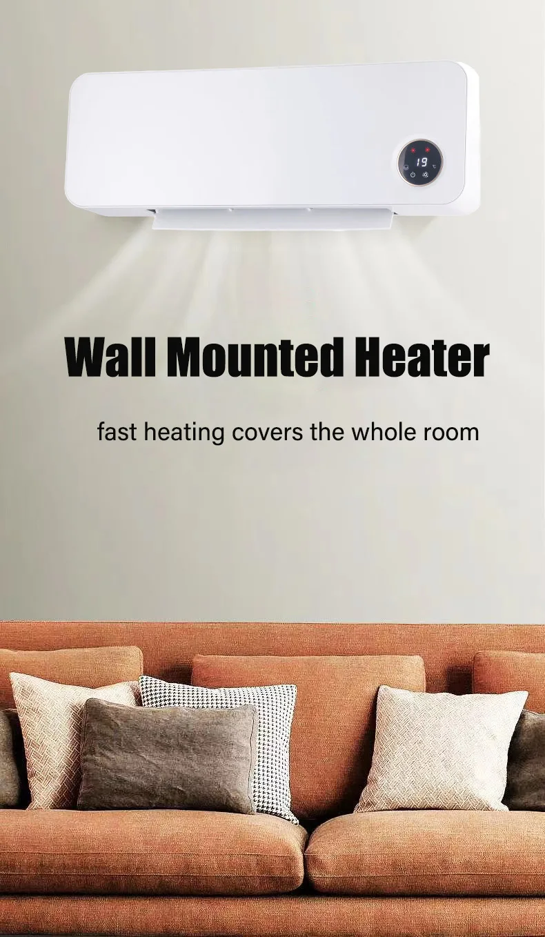 Electric Fan, Portable, PTC, Wall - detail 6