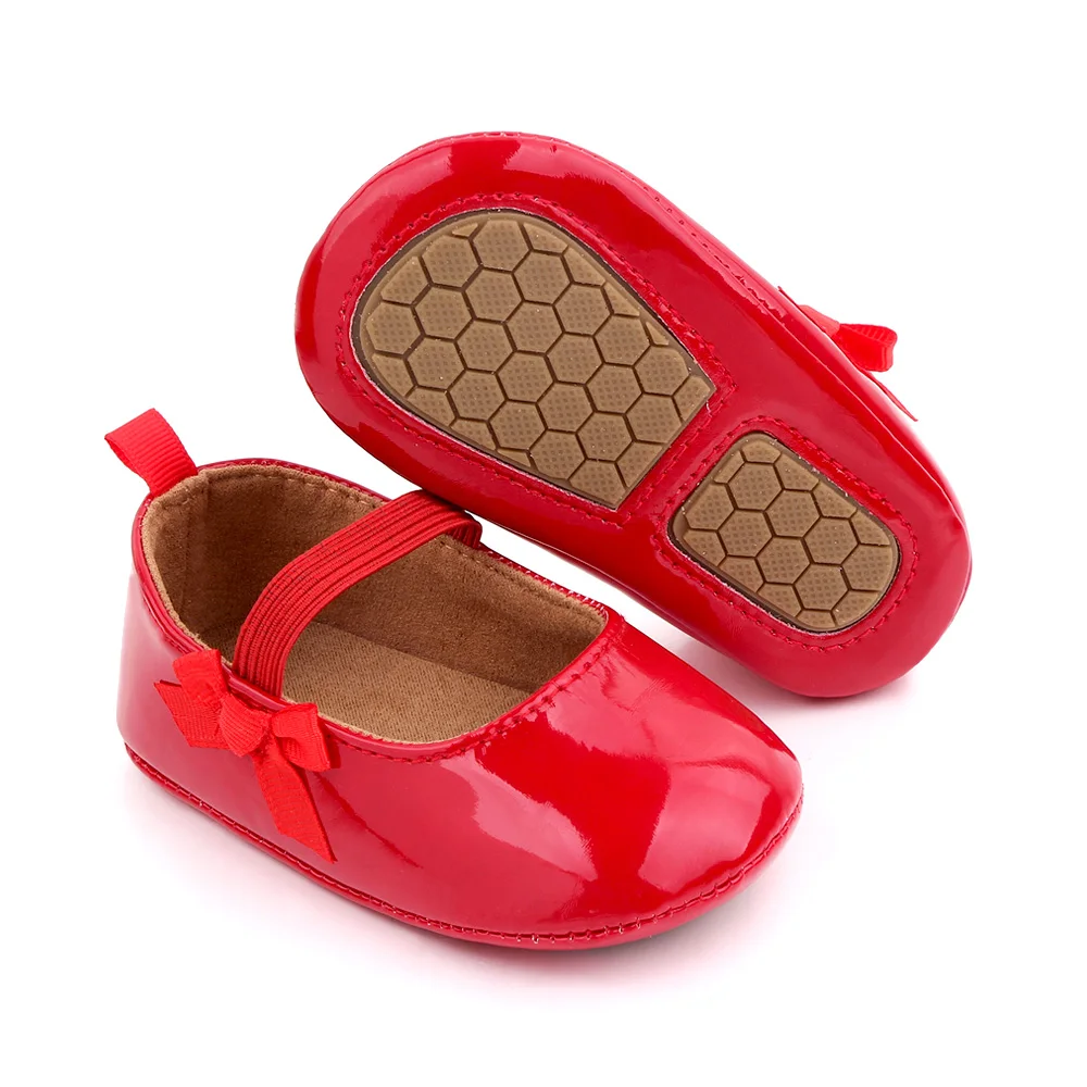 Hot Selling Baby Shoes Non-slip Rubber Sole Newborn Toddler Shoes Girls Dress Shoes supplier