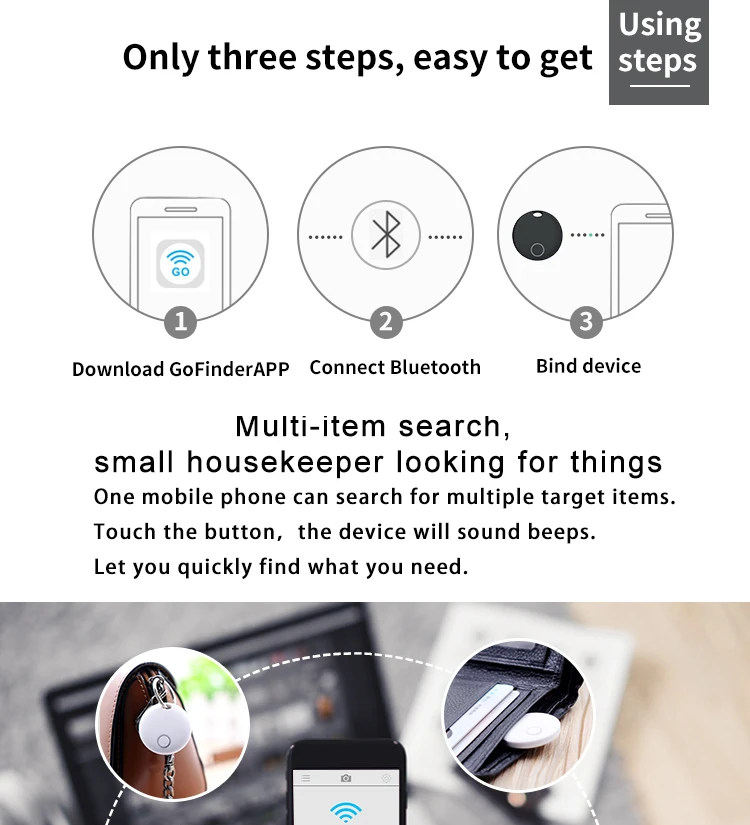 Location Luggage Wallet Air Card Tracker - Mini GPS Locator for Luggage ...