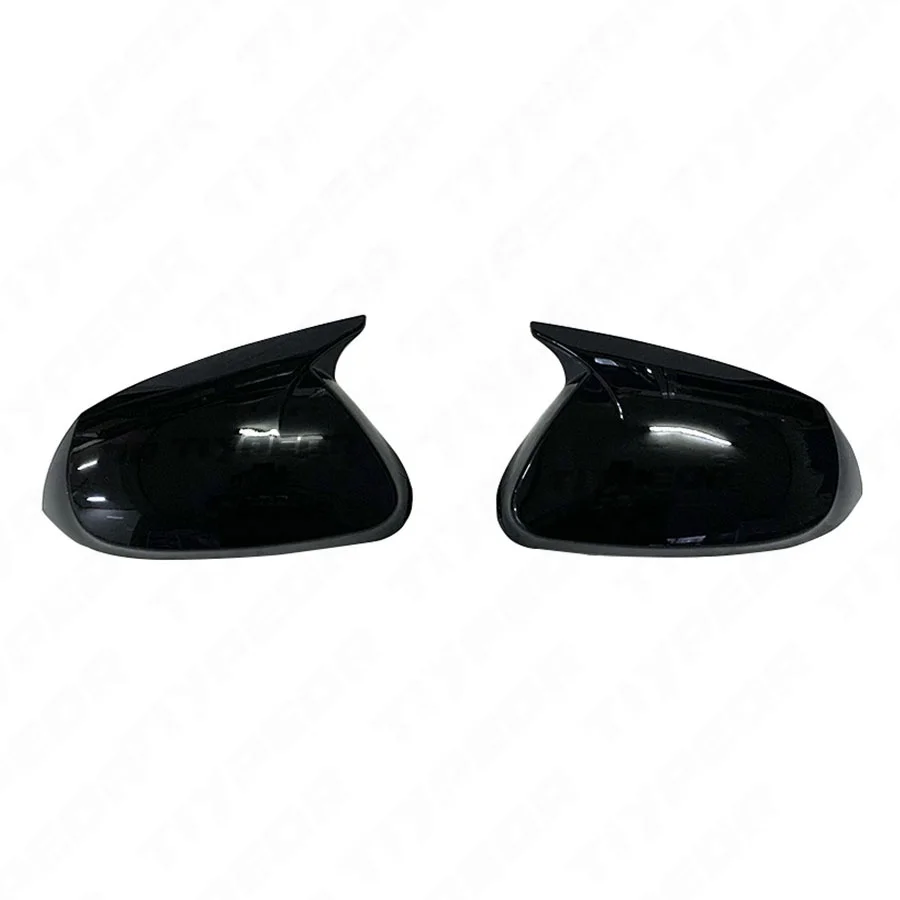 Pair for Hyundai Accent 2018  -2021 Carbon Fiber Style Tiypeor Side View Mirror Cover Cap