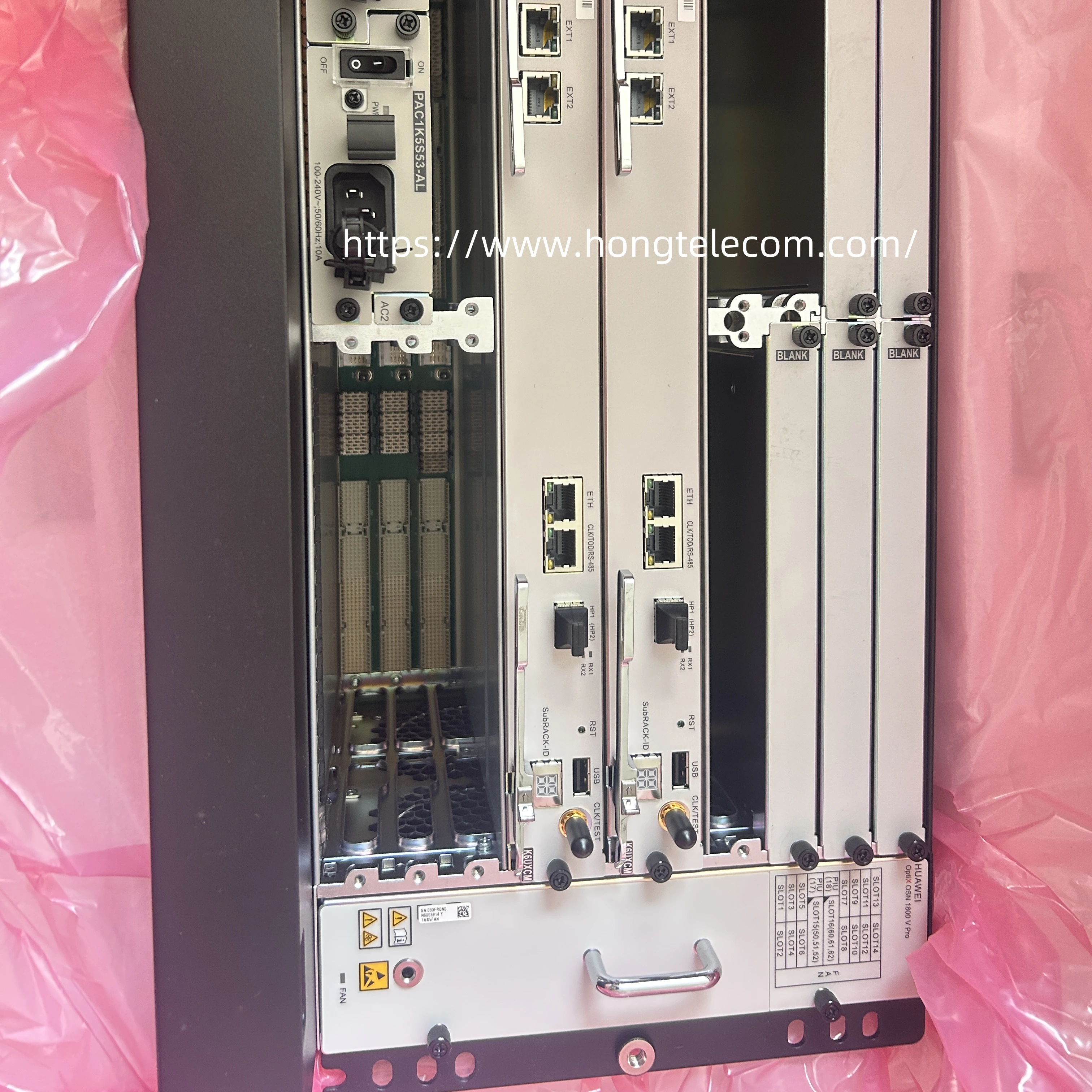 Optix OSN 1800 II Pro 02116194 TMBB08RACK01 A63B Type ETSI Rack