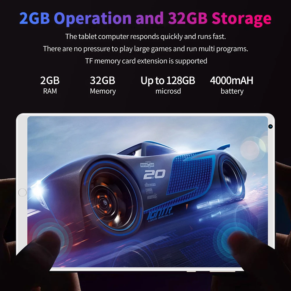 Original Android Tablet 8 Inch Quad Core 2GB RAM 32GB ROM Tablet PC With 3G Phone Call Tablet Support Oem Customized Brand