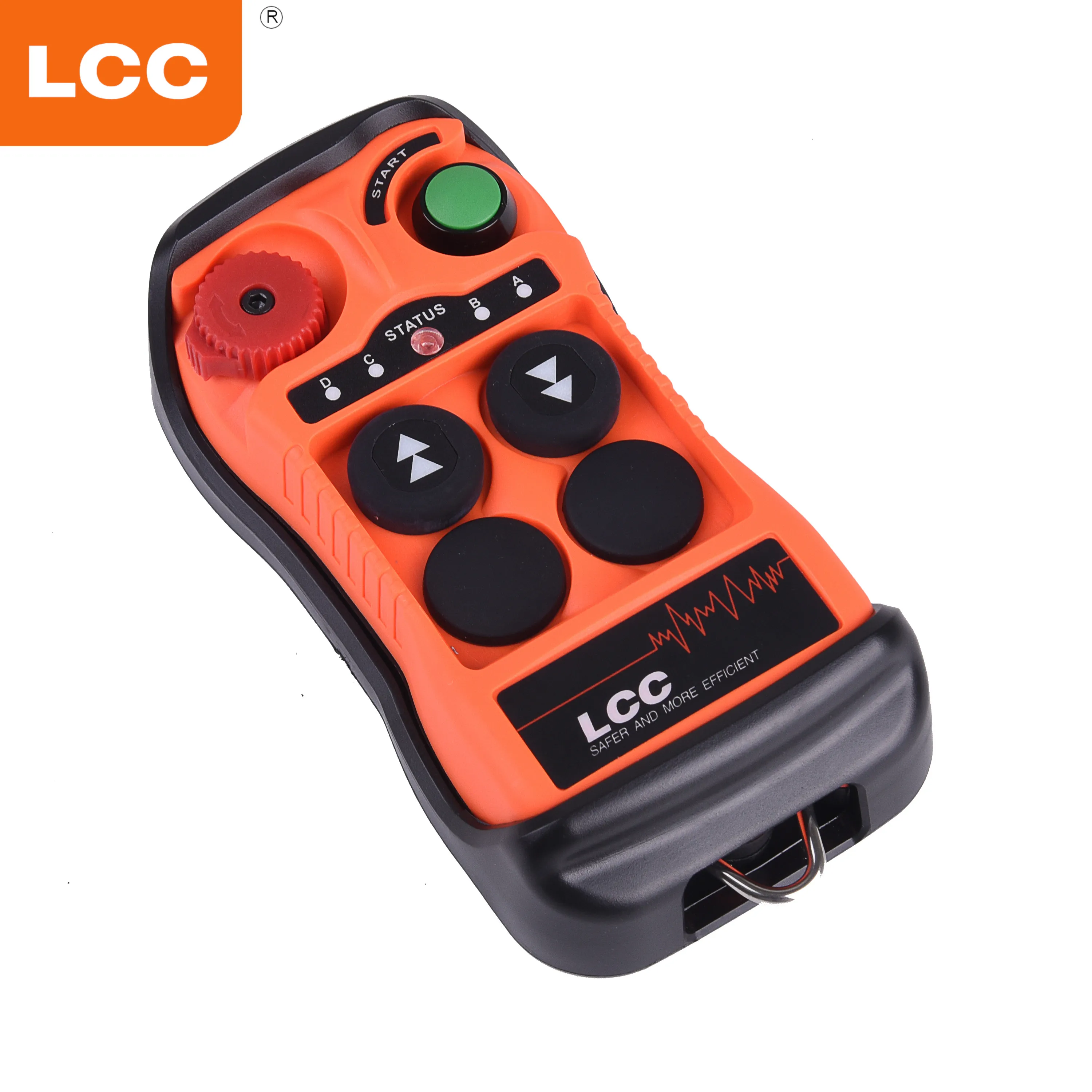 Q200 2 Button Single Speed Industrial Waterproof Wireless Remote Control for Crane