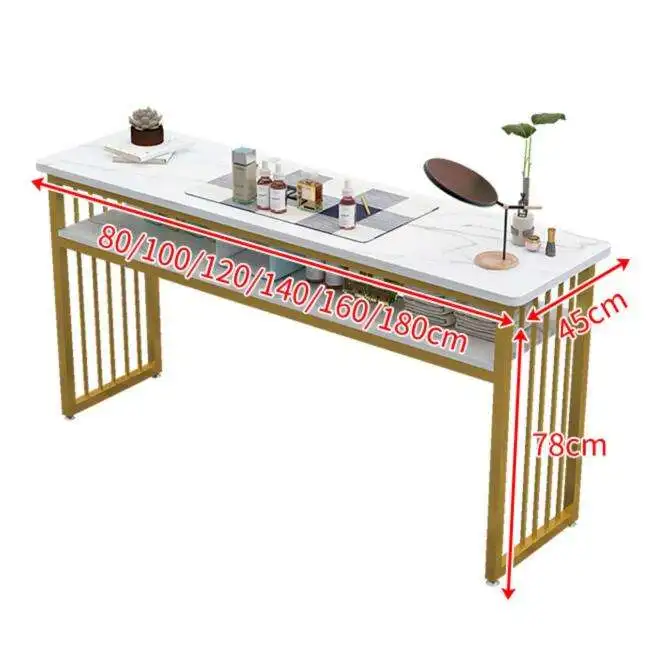 White And Gold Marble Nail Table Cheap White Rectangle Marble Top