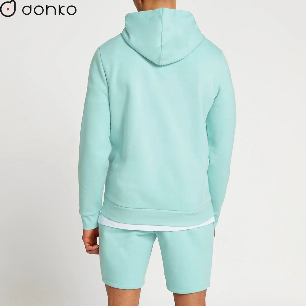 Custom 360 Gsm Tracksuit French Terry Custom Logo For Hoodie And Shorts