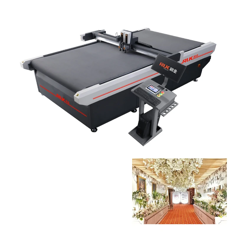 RUK Digital Cutting Plotter Rubber Band Gasket Flatbed Cutting Machine Automatic Cutter