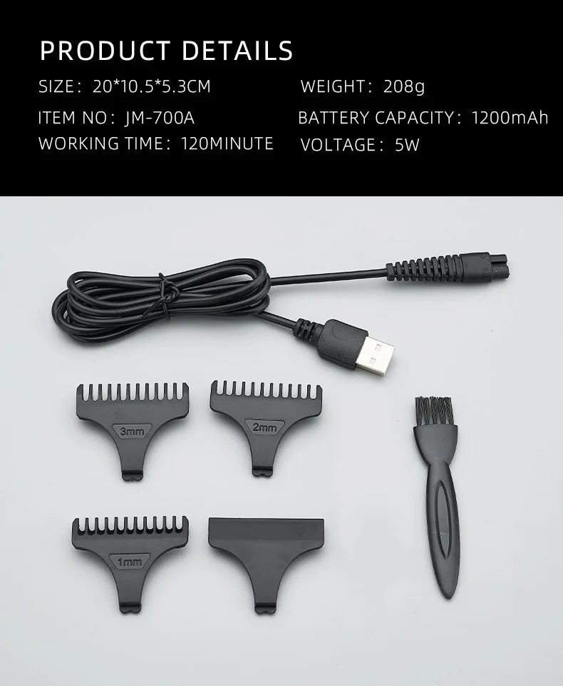 rechargeable hair clippers