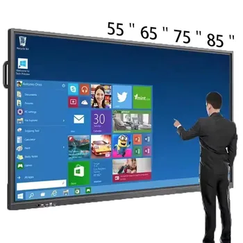4k Android Ops Digital Board Touch Digital Interactive Whiteboard Smart Digital Board Office Interactive Touch Board For Study