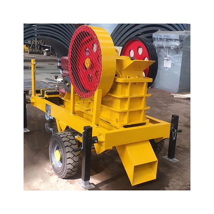 Hand Held Reliable Concrete Crusher Small Diesel Engine Mobile Portable Mini Stone Rock Crushing Machine Price Jaw Crusher