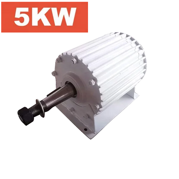 Intelligens generátor generátor 10KW 200RPM 20KW 30KW alacsony nyomaték alacsony fordulatszám 5kw 220V állandó mágneses generátor