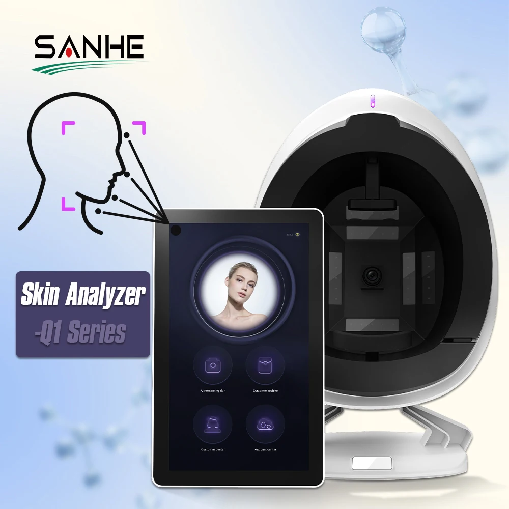New Technologies Mirror Skin Analyzer Machine With for Auto Skin Analysis/Smart Skin Analyzer