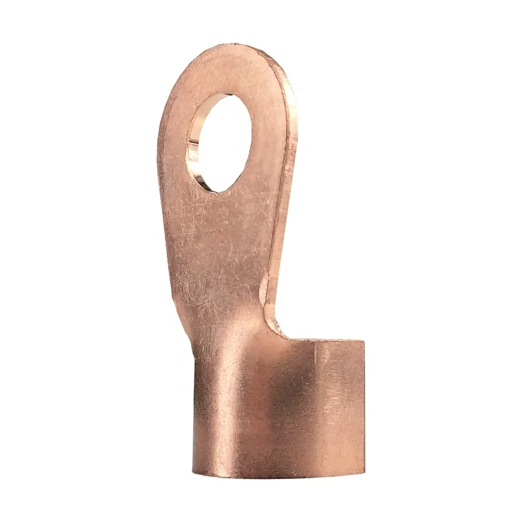 Chaer Copper Nose 10A 60A 250A Purple Copper OT Open Nose Wiring Terminal Copper Nose Cold Pressing Connector