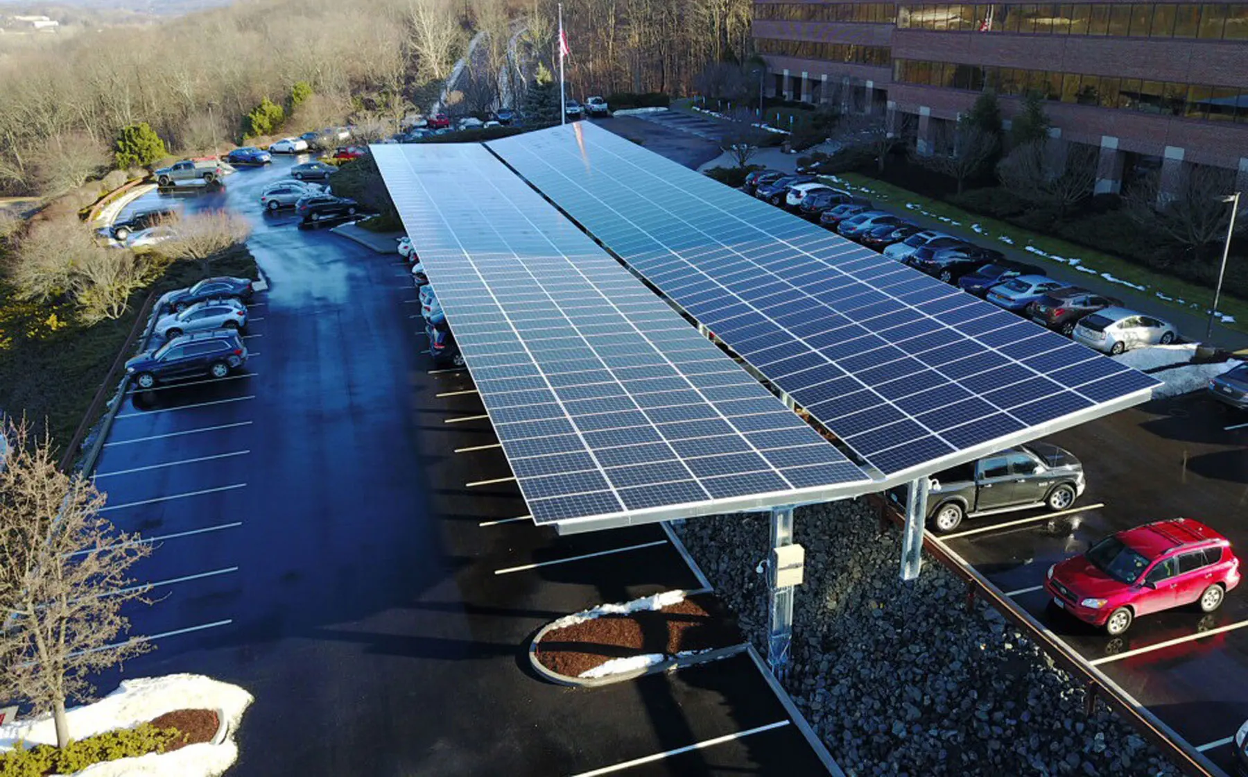 Asymmetric Solar Carport