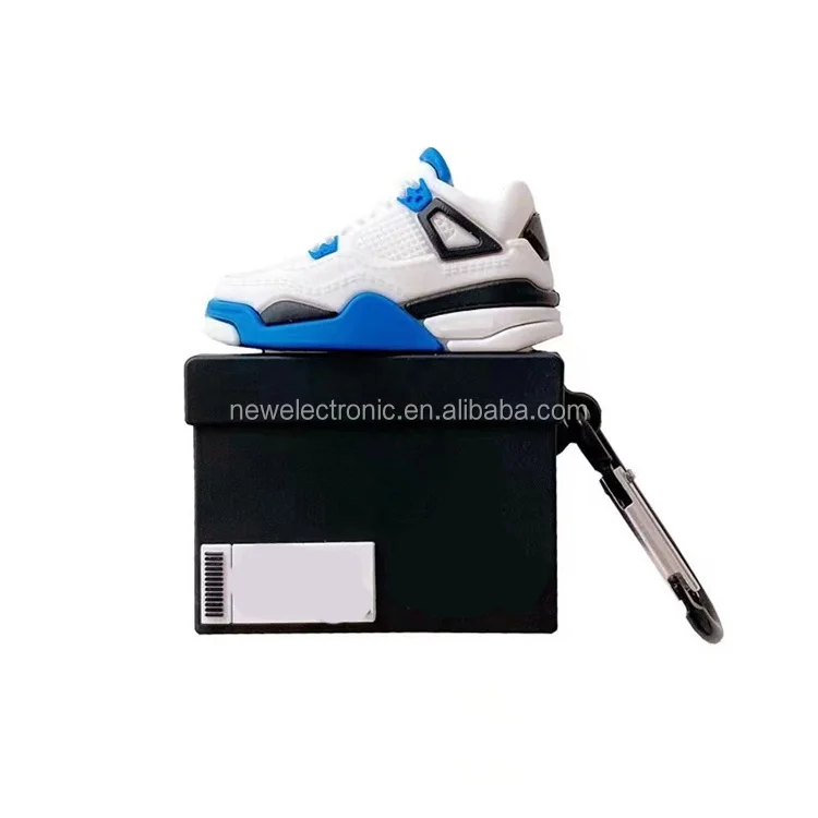 Wholesale 2021 Hot Selling Fashion Silicone Sneaker Shoe Box AJ case for Airpods 1 2 3 Pro for Air pod