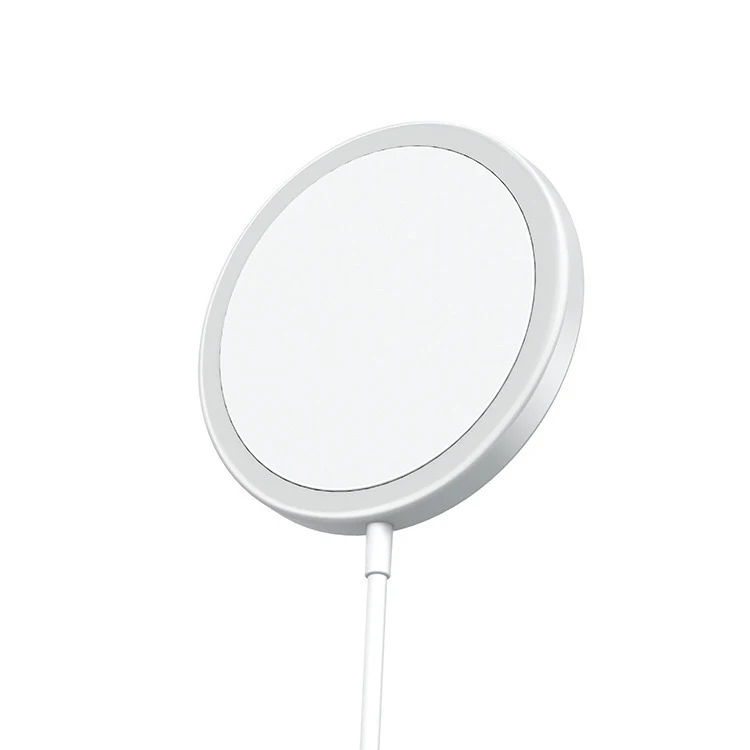 Мини Беспроводная зарядная панель магнитное Беспроводное зарядное устройство мобильного телефона зарядное устройство 15 Вт быстро зарядного устройства для быстрой зарядки кабель