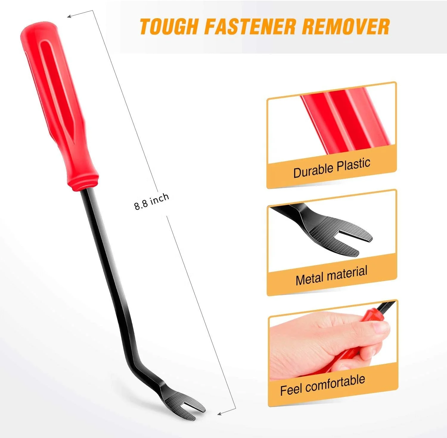 Clip di fissaggio, fissaggio per rivetti, 240 pezzi per auto, rivetto a pressione, clip per rifiniture, pannello, assortimento interno del corpo con strumento di rimozione per le applicazioni più popo