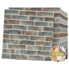 3D self adhesive xpe foam brick wall sticker positional design pe foam wallpaper interior home decoration wall coating