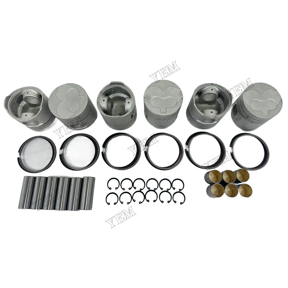 China Supplier Engine Pistons Set With Piston Rings Suitable for Nissan SD33 Engine Parts 3
